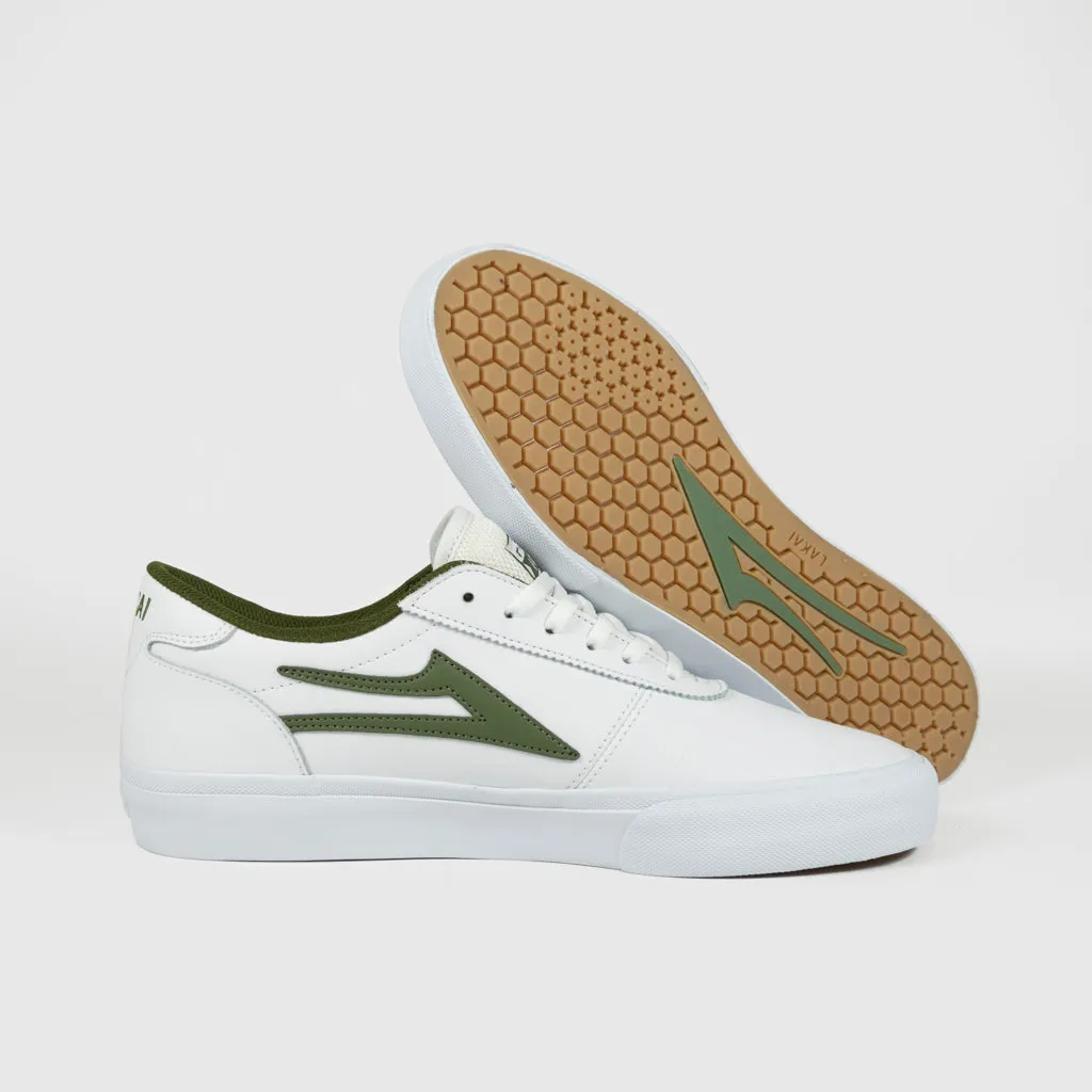 Lakai - Manchester Shoes - White / Olive