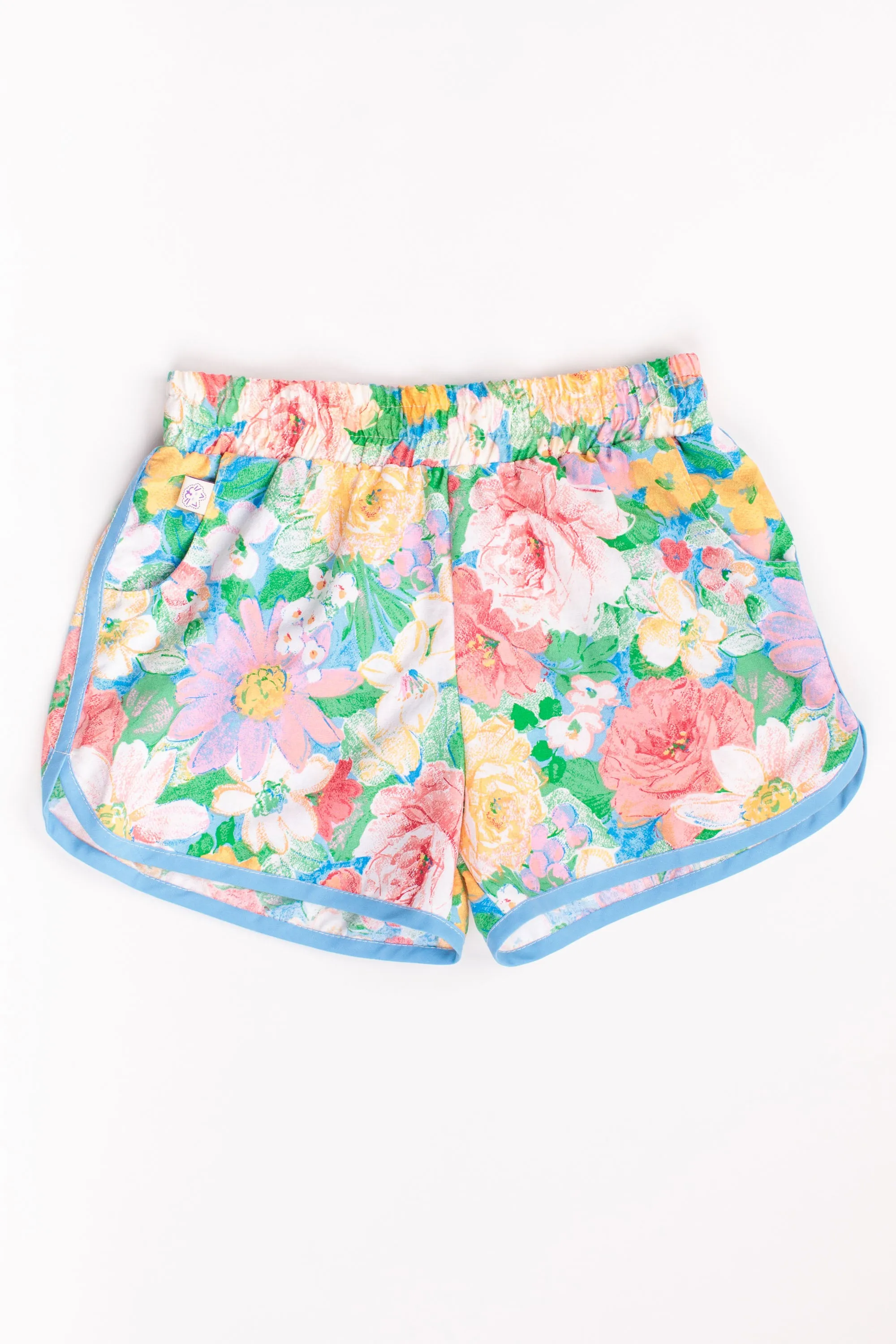 Laura Floral Track Shorts (M)