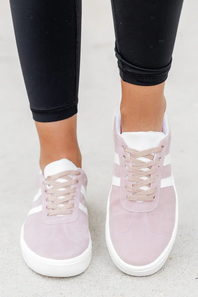 Lauren Mauve Stripe Sneaker FINAL SALE