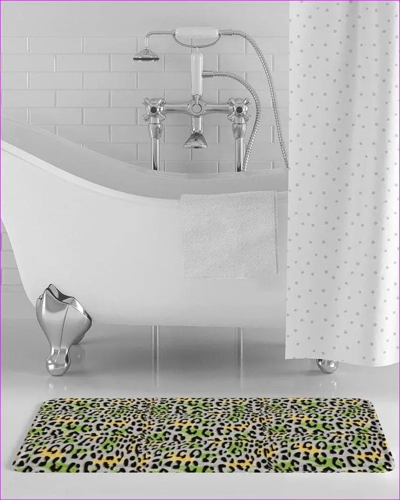 Leopard Splash Home Bath Mat