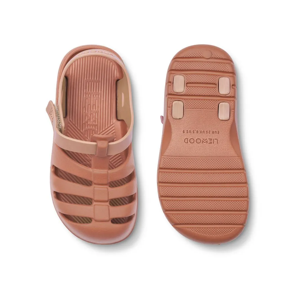 Liewood: Beau Eva Strap Waterproof Kids Sandals - Tuscany Rose / Pale Rose