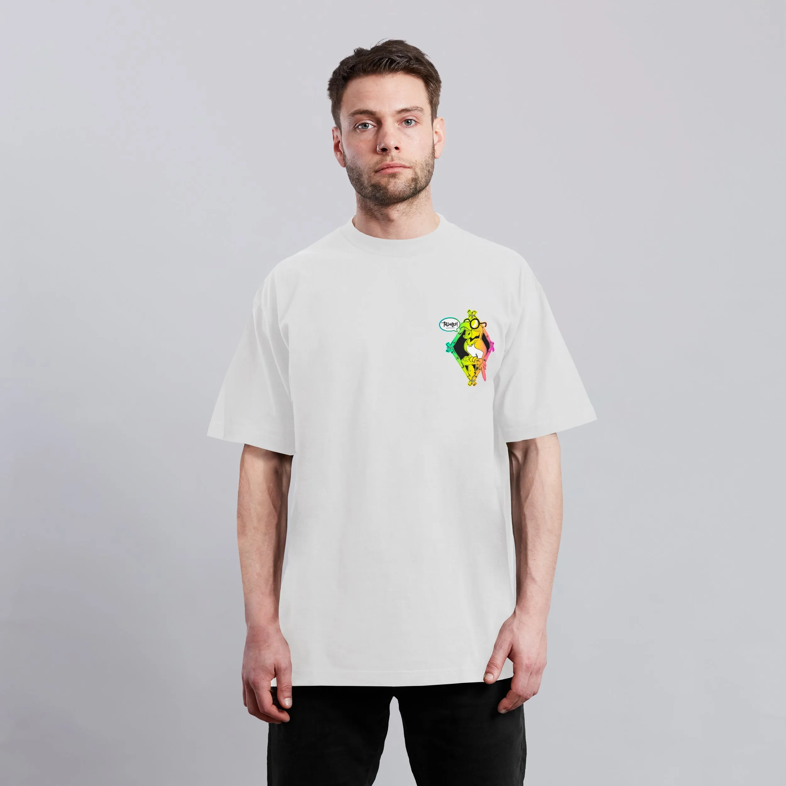 Life's a Beach Back Print T-Shirt White