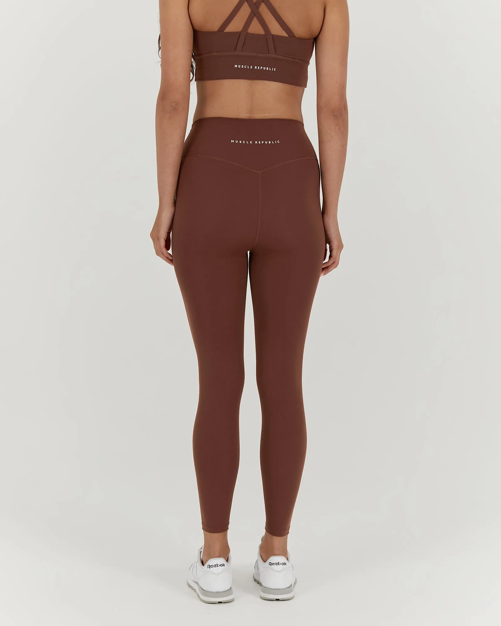 LUXE LEGGINGS 28" - COCOA