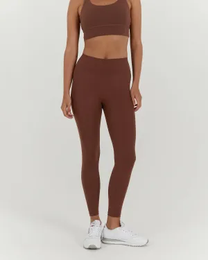 LUXE LEGGINGS 28" - COCOA