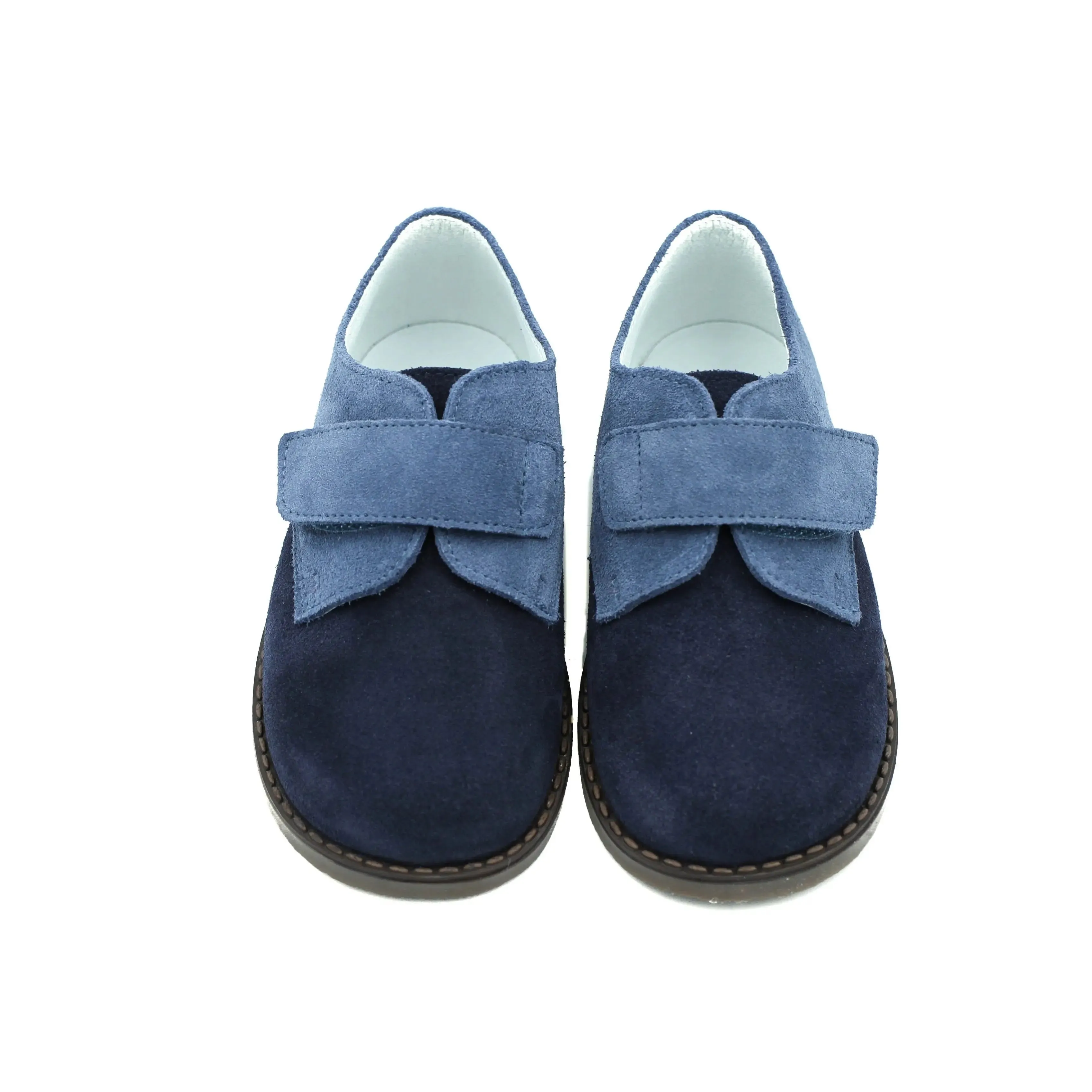 Mathis- Navy Suede Boy Dress Shoes