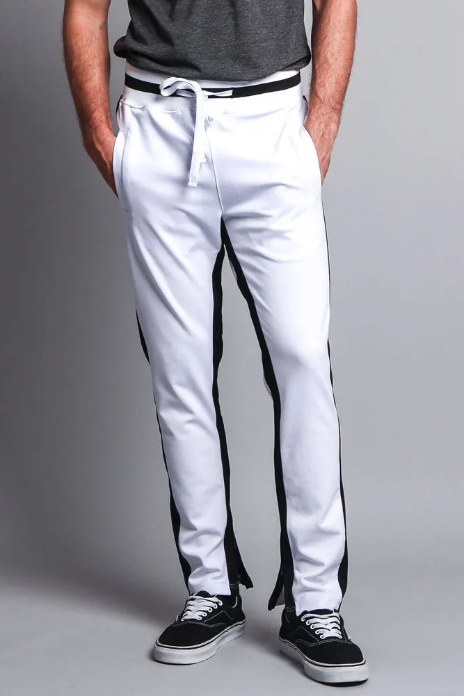 Men's Slim Fit Dual Stripe Track Pants