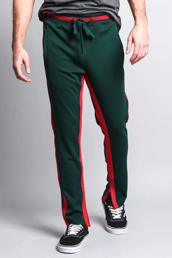 Men's Slim Fit Dual Stripe Track Pants