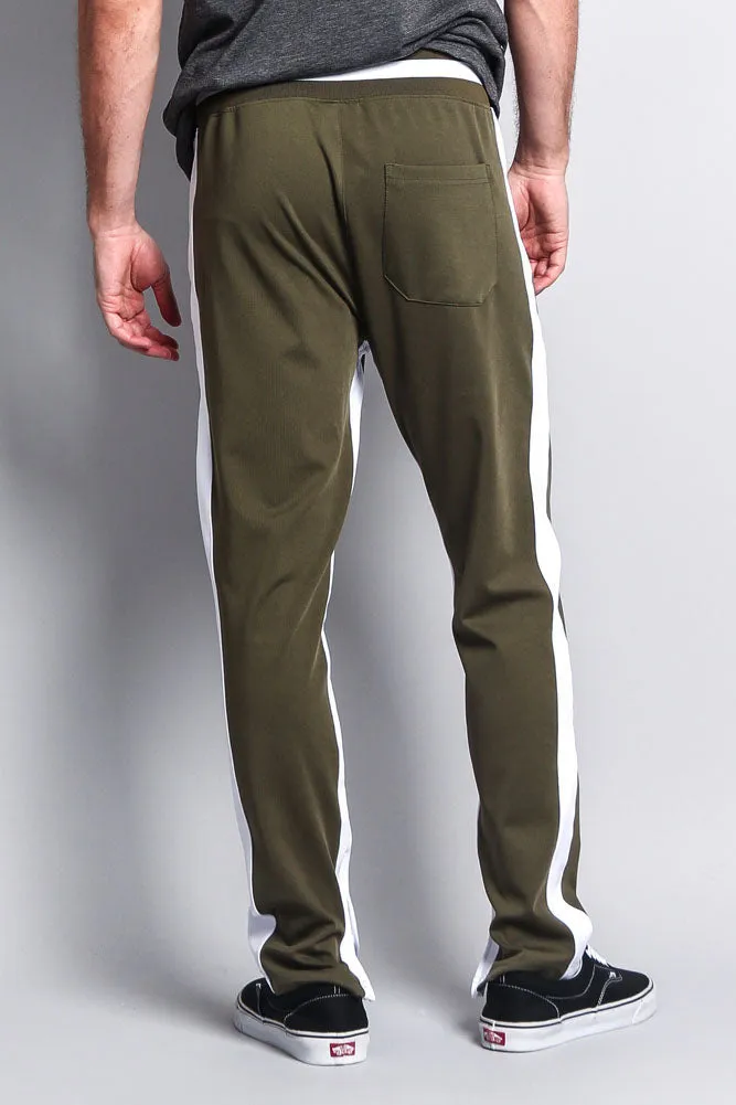 Men's Slim Fit Dual Stripe Track Pants