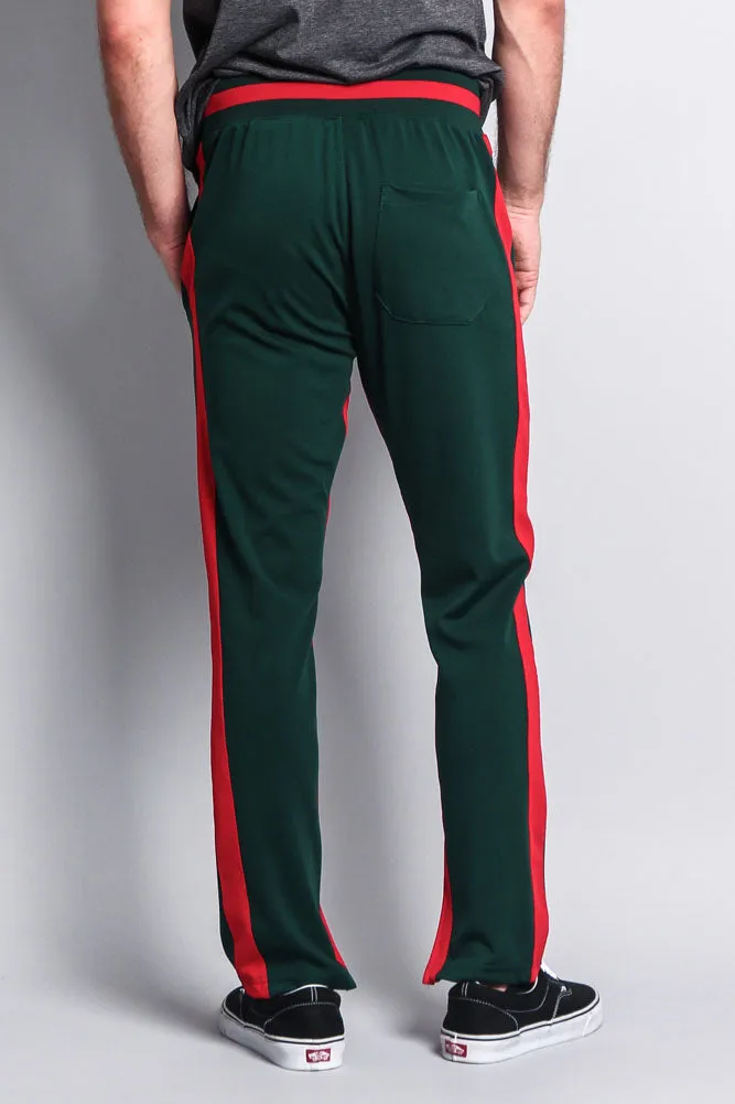 Men's Slim Fit Dual Stripe Track Pants