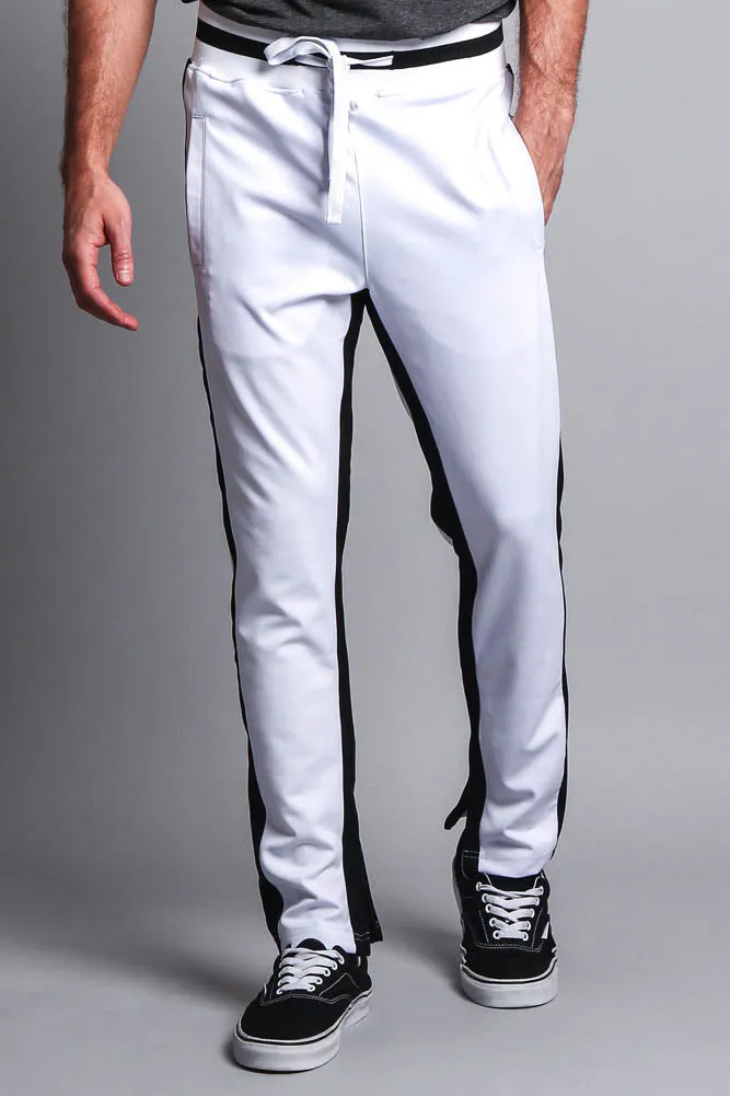 Men's Slim Fit Dual Stripe Track Pants