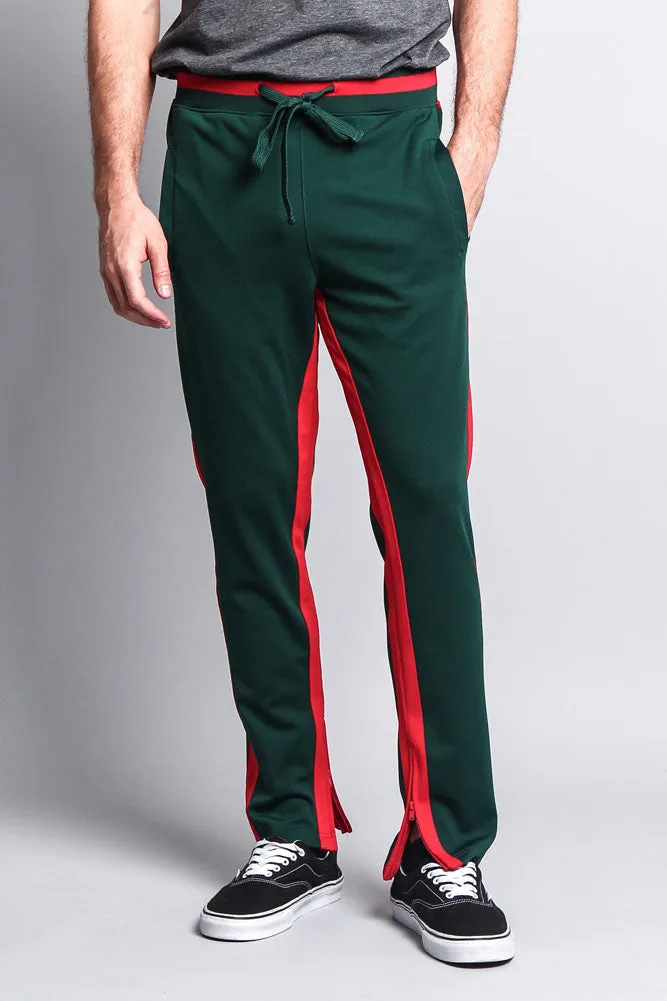 Men's Slim Fit Dual Stripe Track Pants