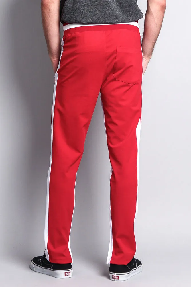 Men's Slim Fit Dual Stripe Track Pants