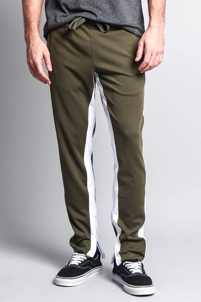 Men's Slim Fit Dual Stripe Track Pants