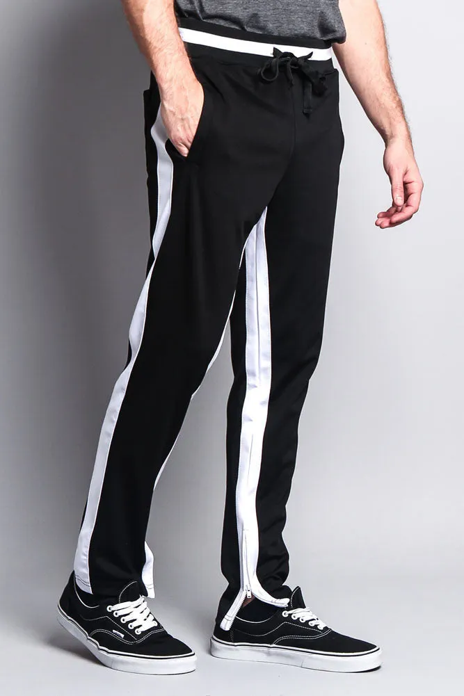 Men's Slim Fit Dual Stripe Track Pants