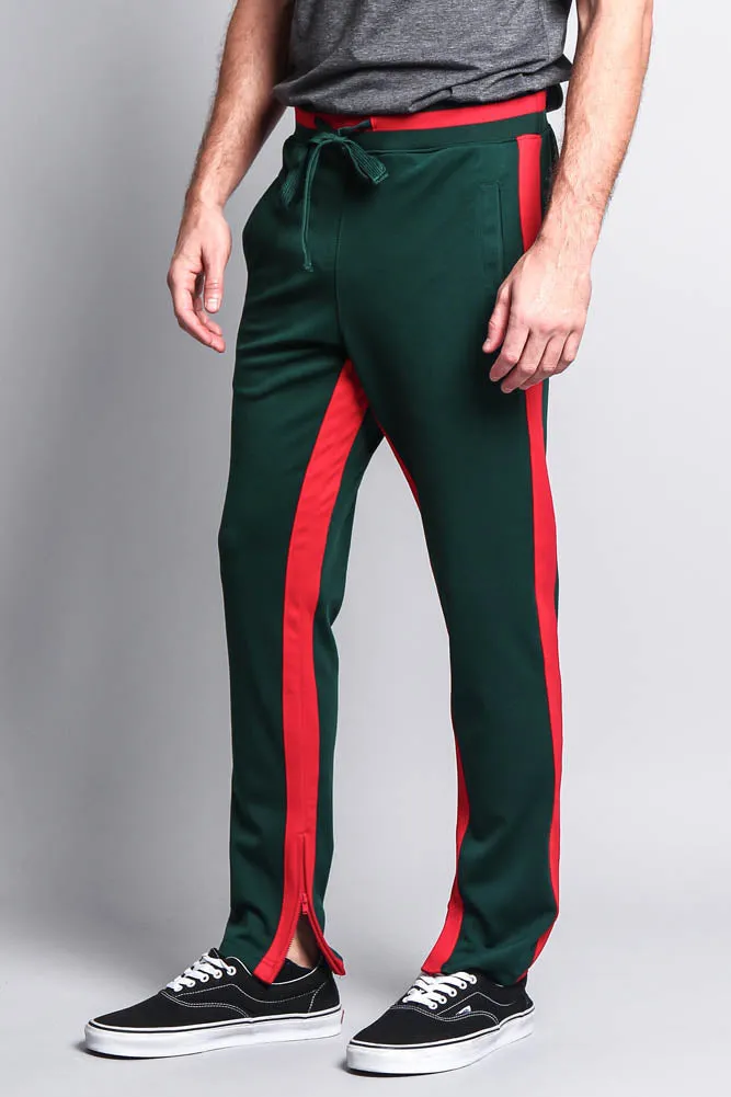 Men's Slim Fit Dual Stripe Track Pants