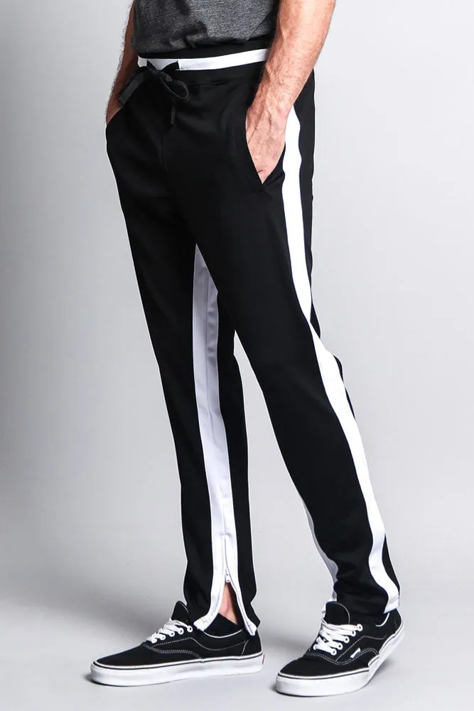 Men's Slim Fit Dual Stripe Track Pants