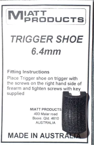 Miatt Trigger Shoe 6.4mm Black