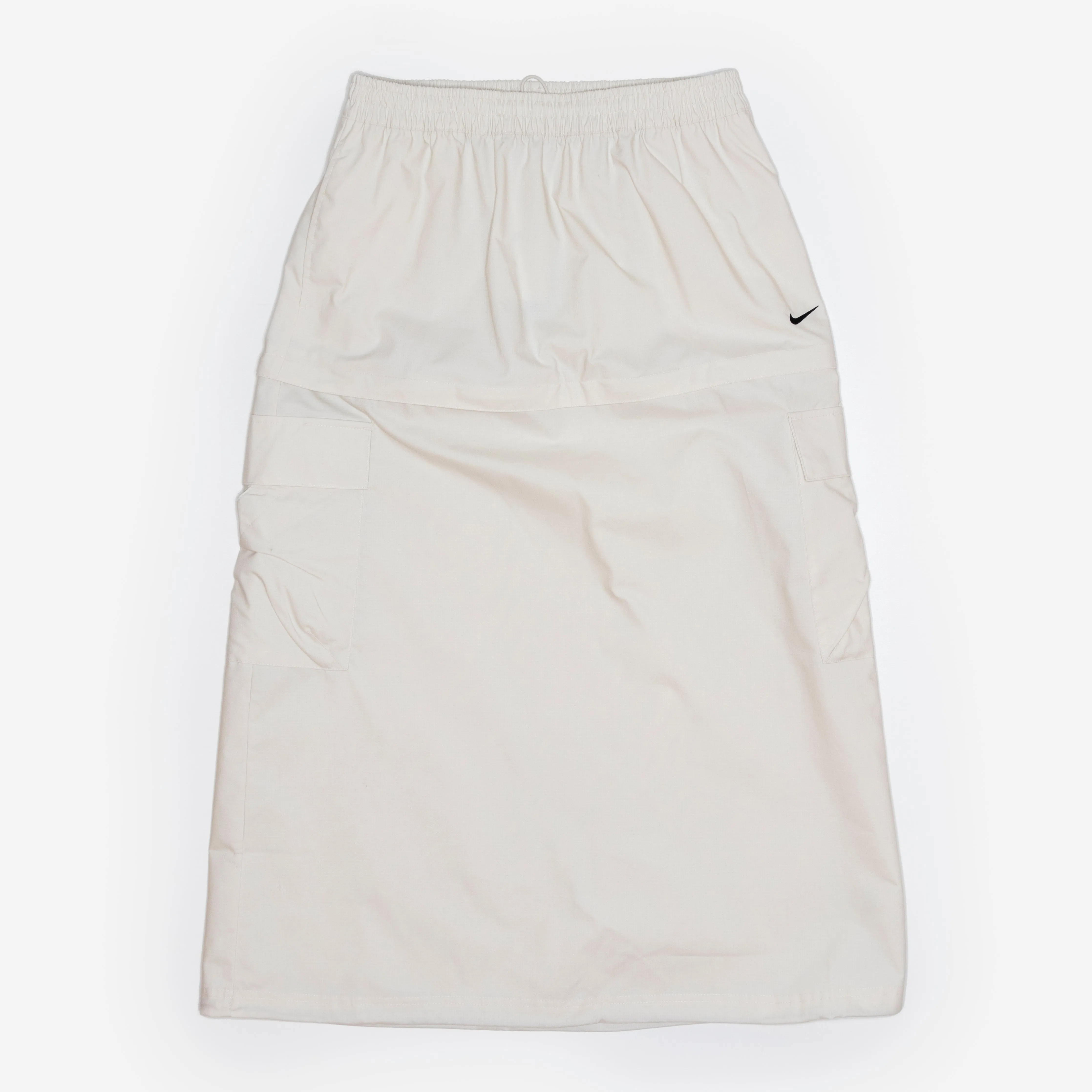 Mid-Rise Woven Cargo Midi Skirt Wmns