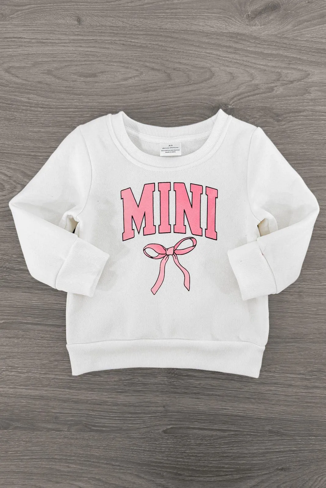 Mom & Me - "Mama & Mini" Pink Bow Top