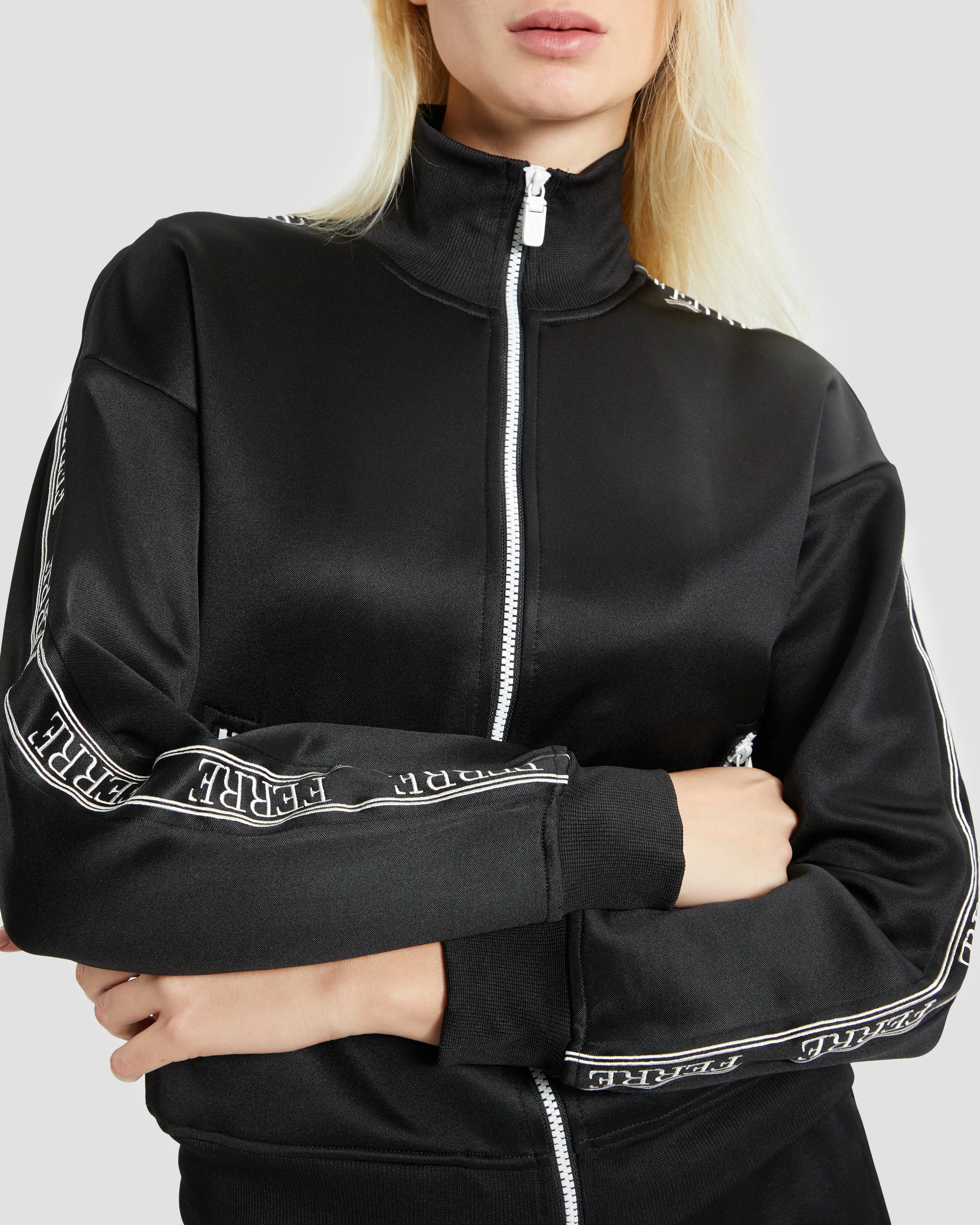 Monochrome Tapered Track Jacket