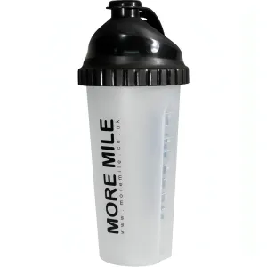 More Mile 650ml Protein Shaker - Black