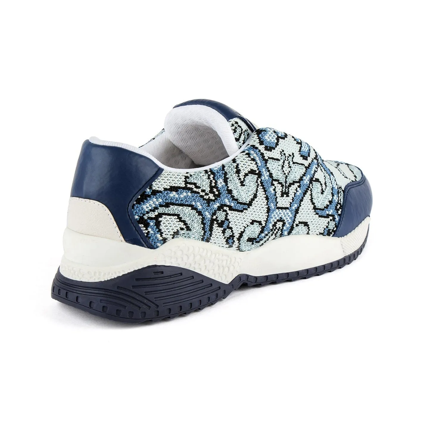 My Tile Vegan Apple Leather Sneakers | Blue