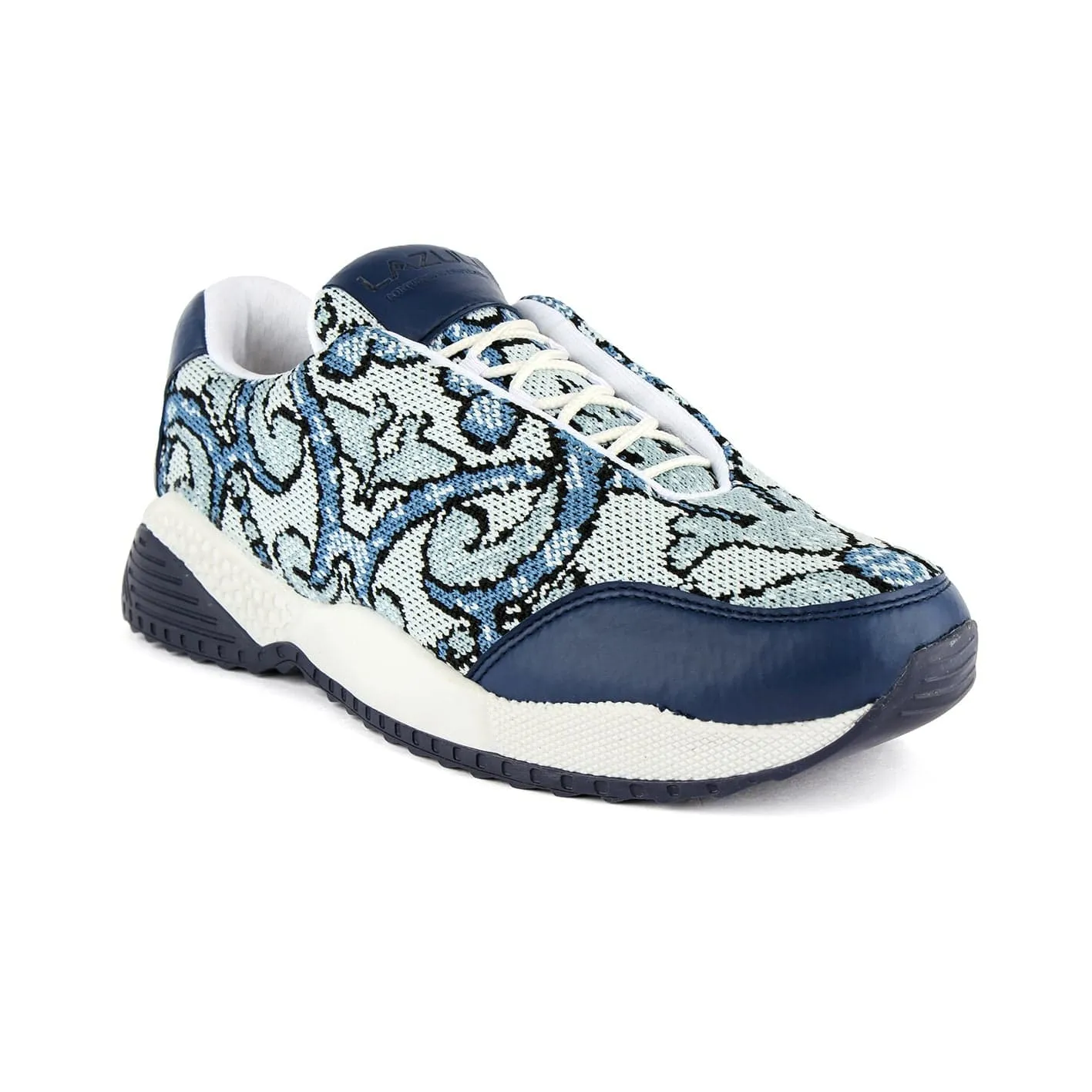 My Tile Vegan Apple Leather Sneakers | Blue