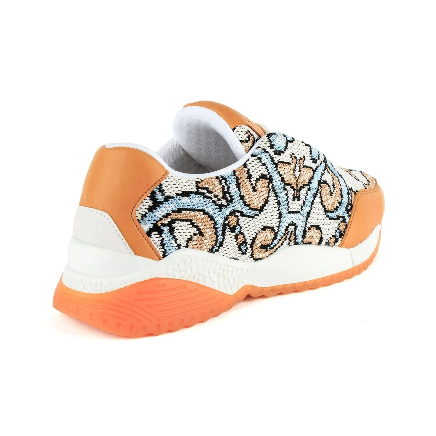 My Tile Vegan Apple Leather Sneakers | Orange