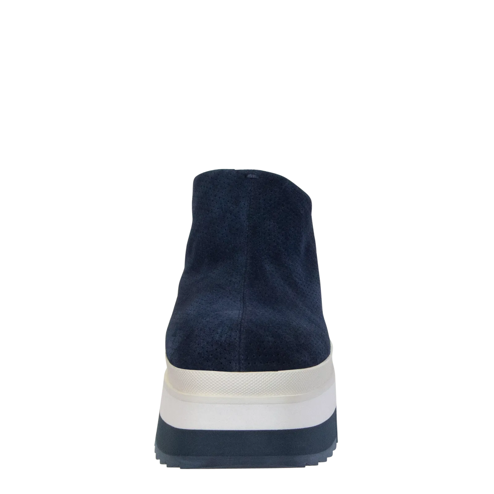 NAKED FEET - COACH in NAVY Platform Clogs