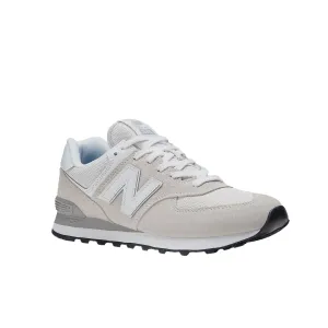 New Balance Men's 574 White/Grey