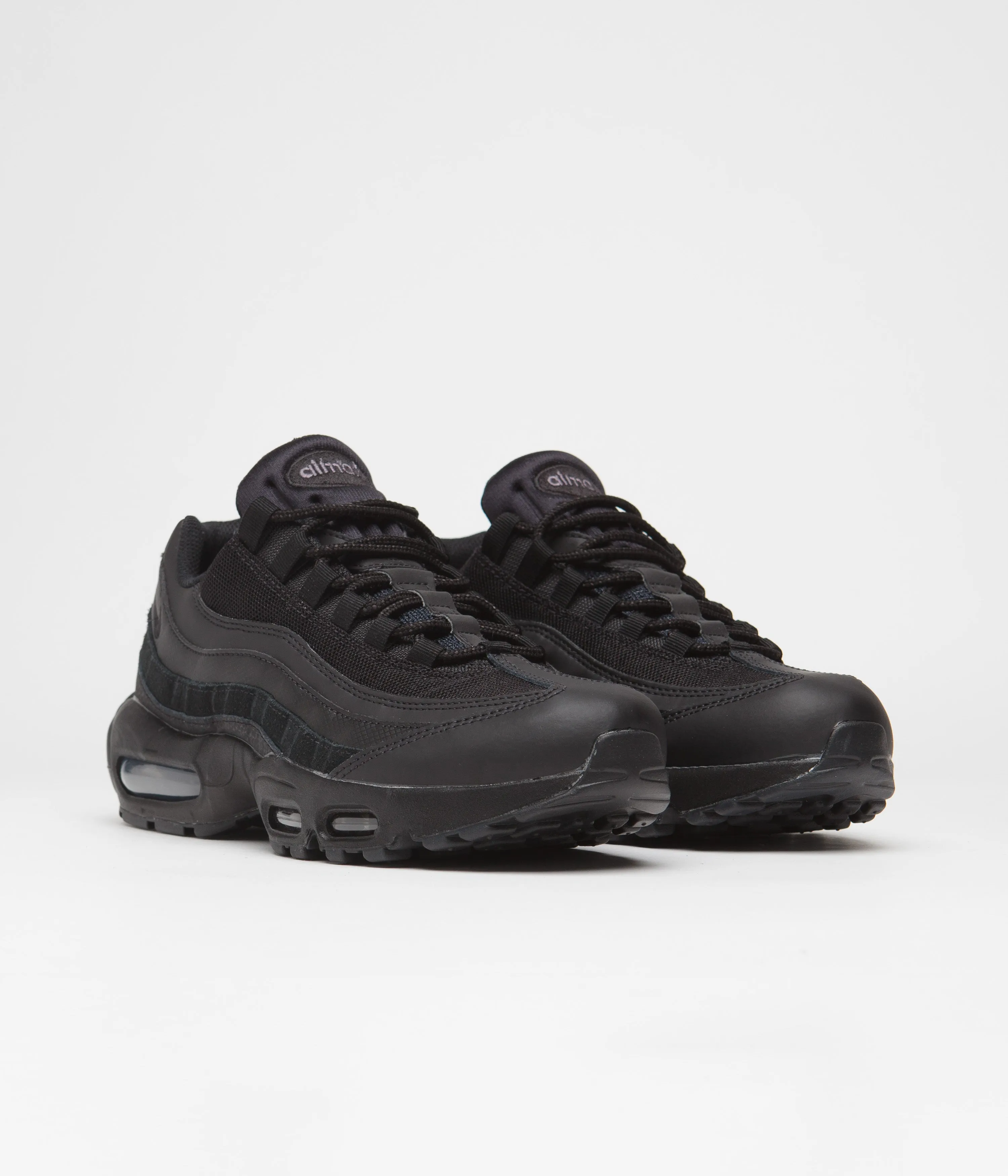 Nike Air Max 95 Essential Shoes - Black / Black - Dark Grey