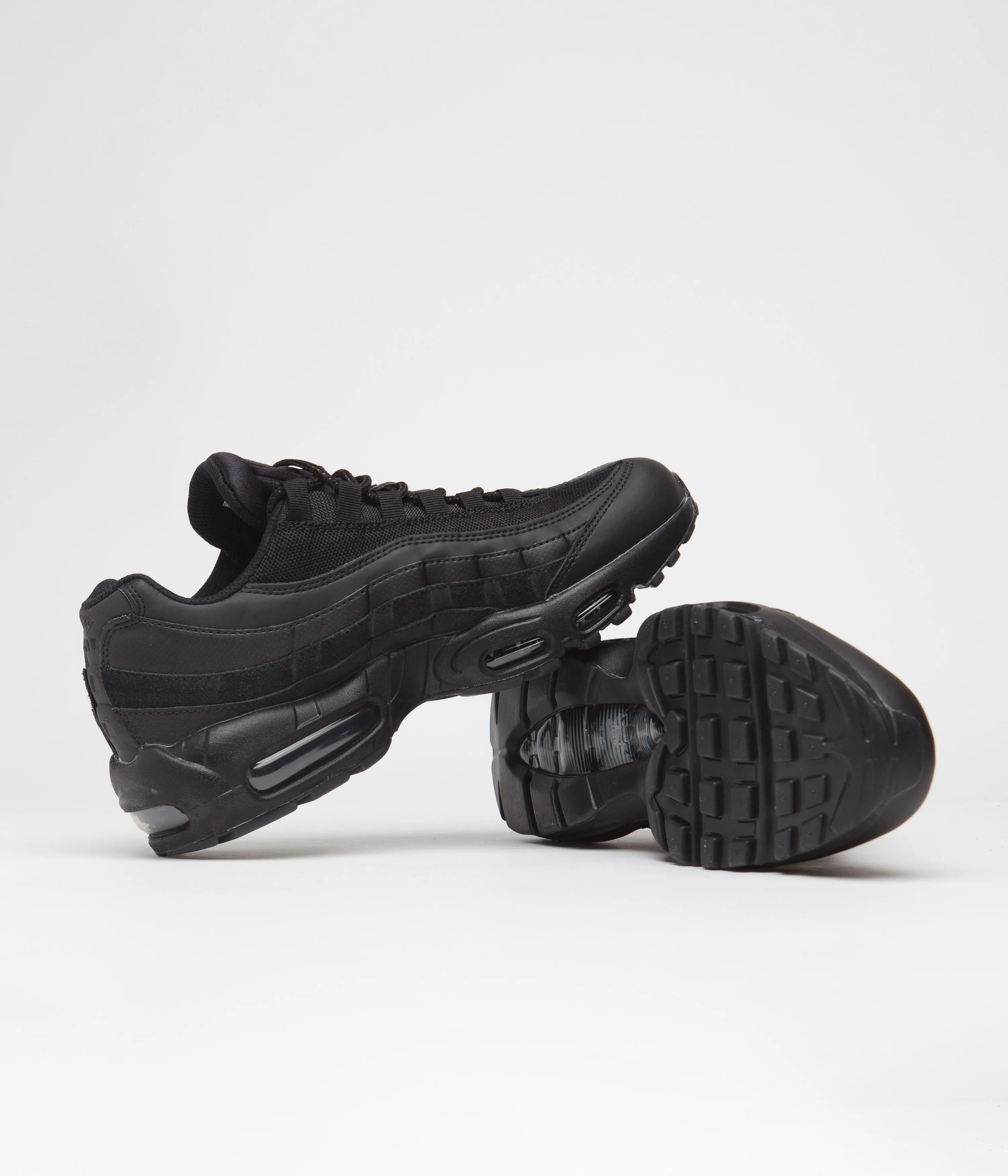 Nike Air Max 95 Essential Shoes - Black / Black - Dark Grey