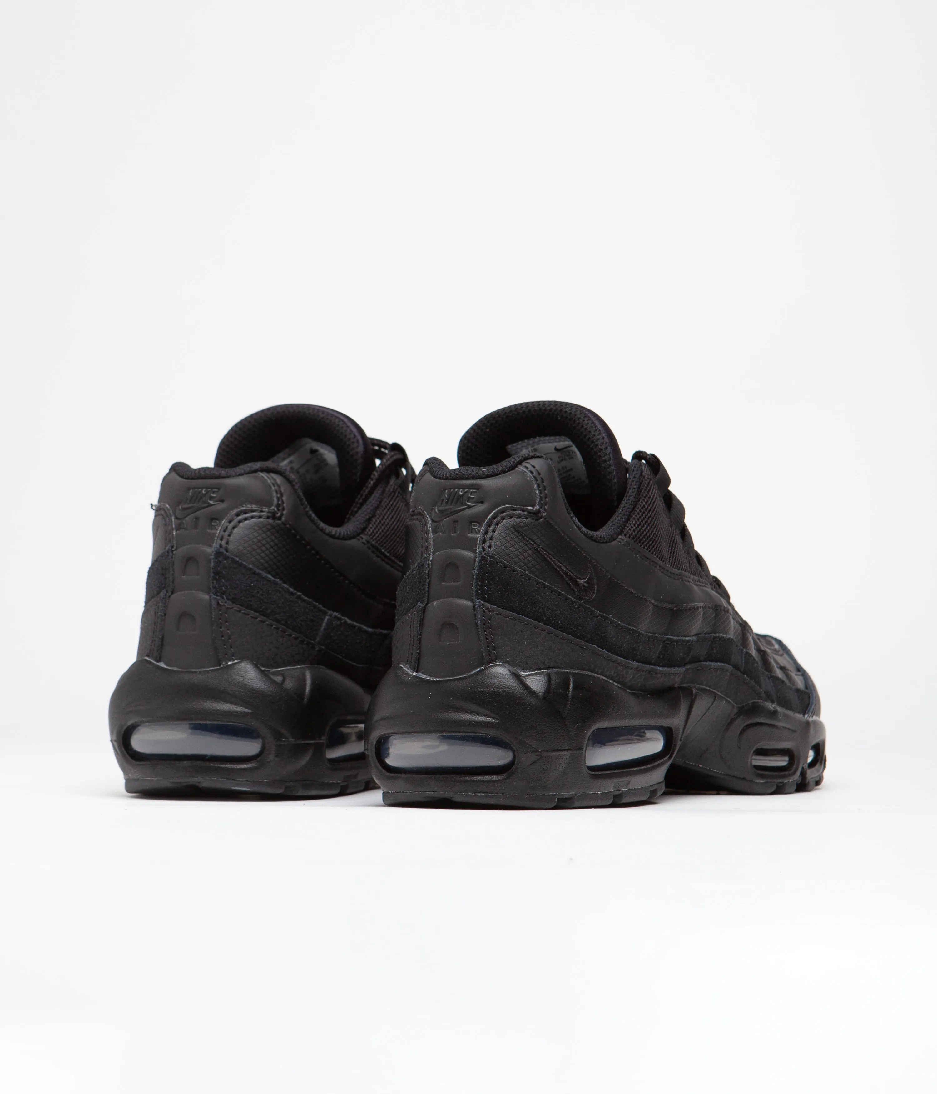 Nike Air Max 95 Essential Shoes - Black / Black - Dark Grey