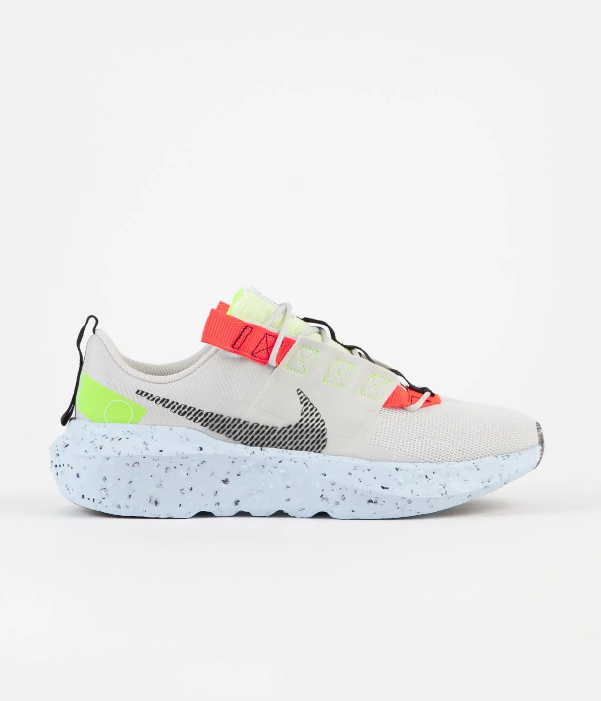 Nike Crater Impact Shoes - Light Bone / Black - Stone - Volt