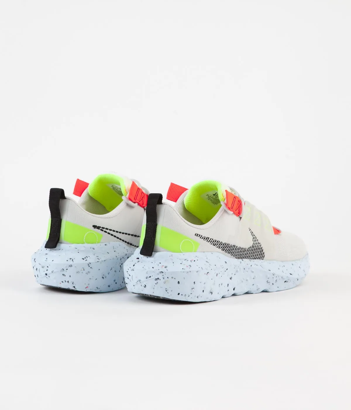 Nike Crater Impact Shoes - Light Bone / Black - Stone - Volt