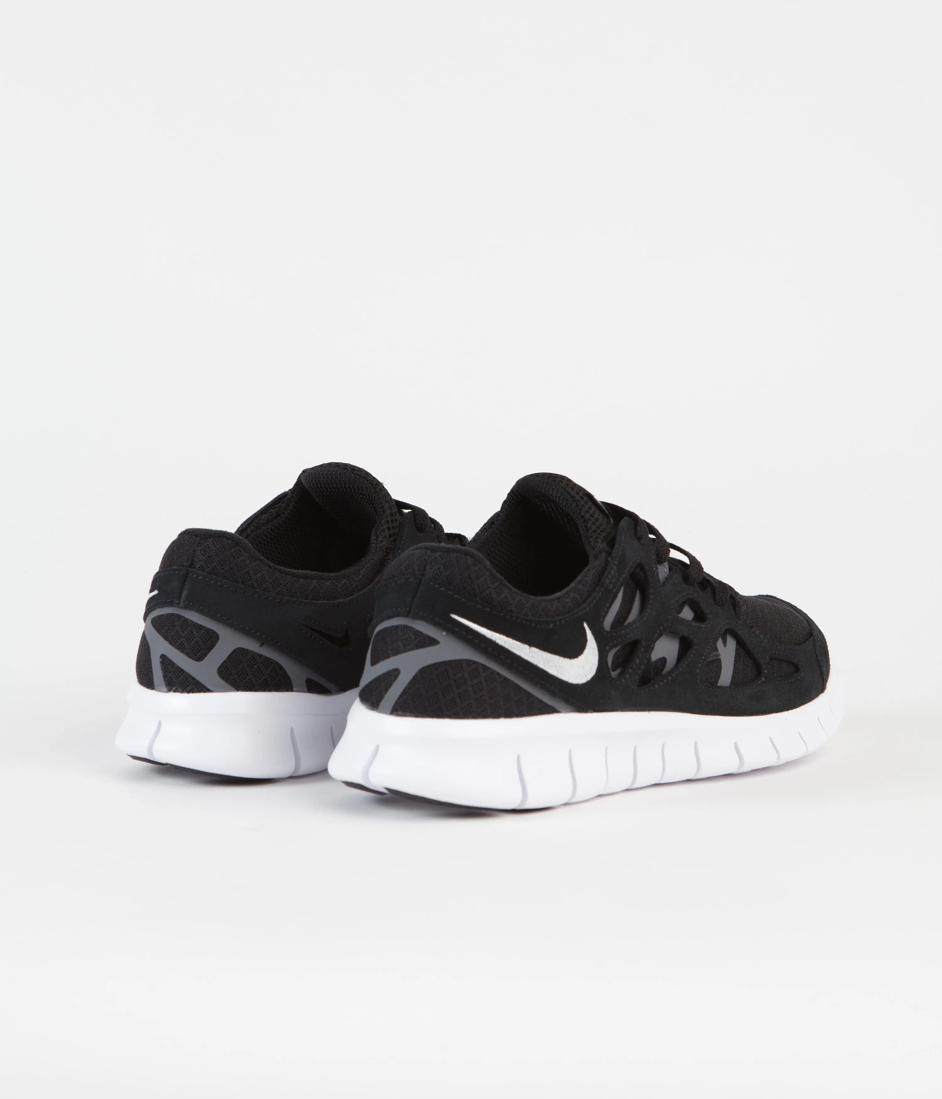 Nike Free Run 2 Shoes - Black / White - Dark Grey