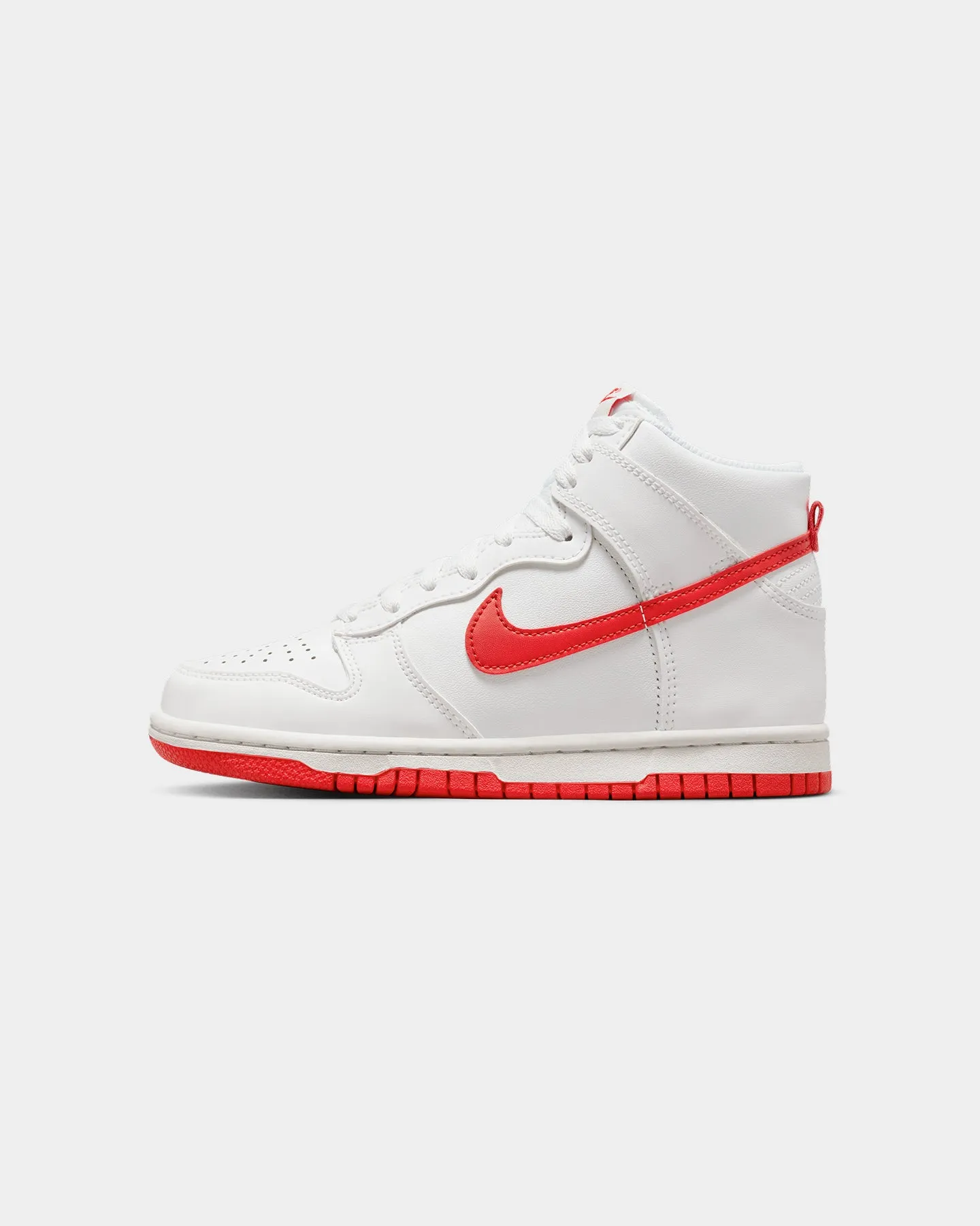 Nike Kids' Dunk High (GS) Summit White/Track Red