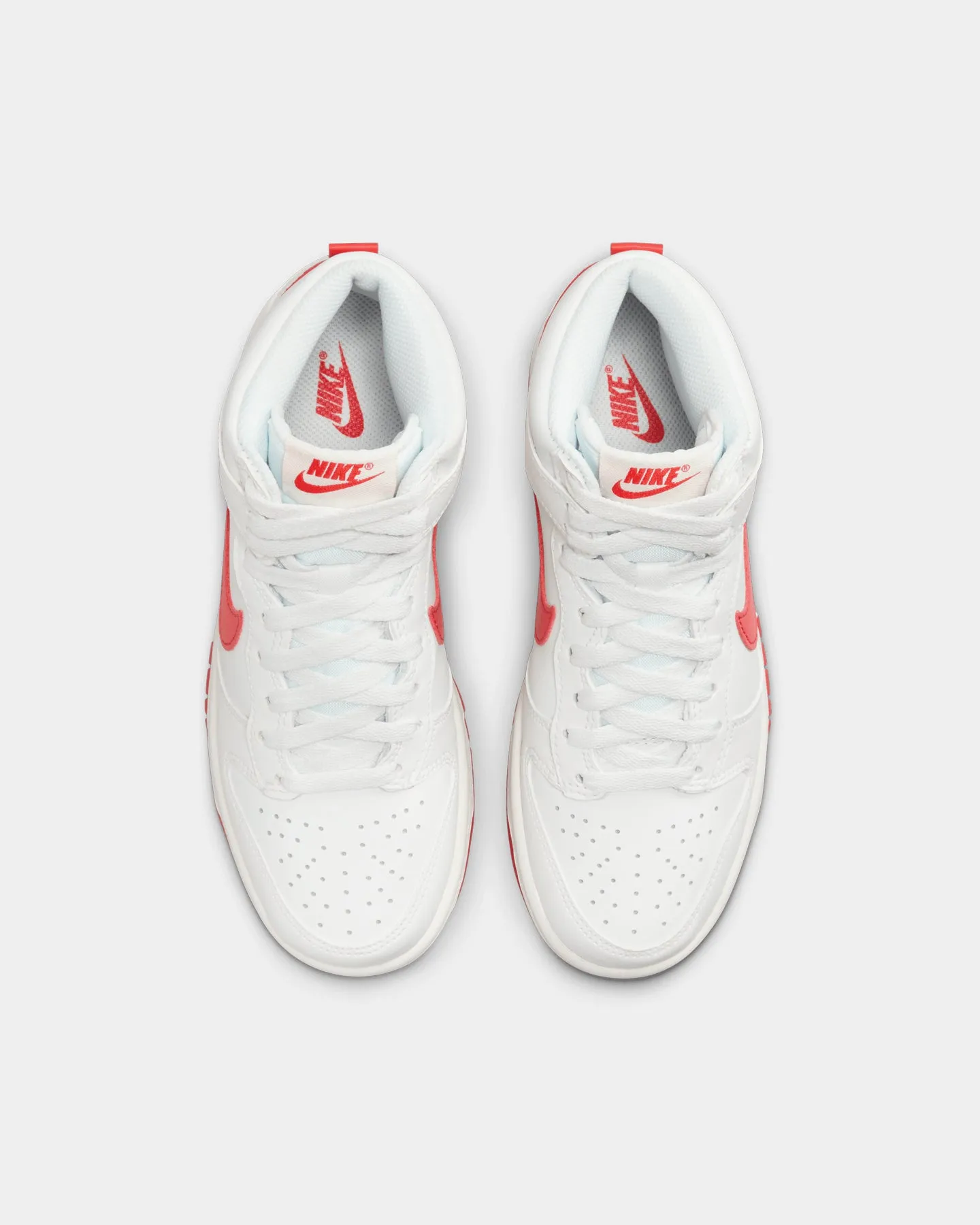 Nike Kids' Dunk High (GS) Summit White/Track Red