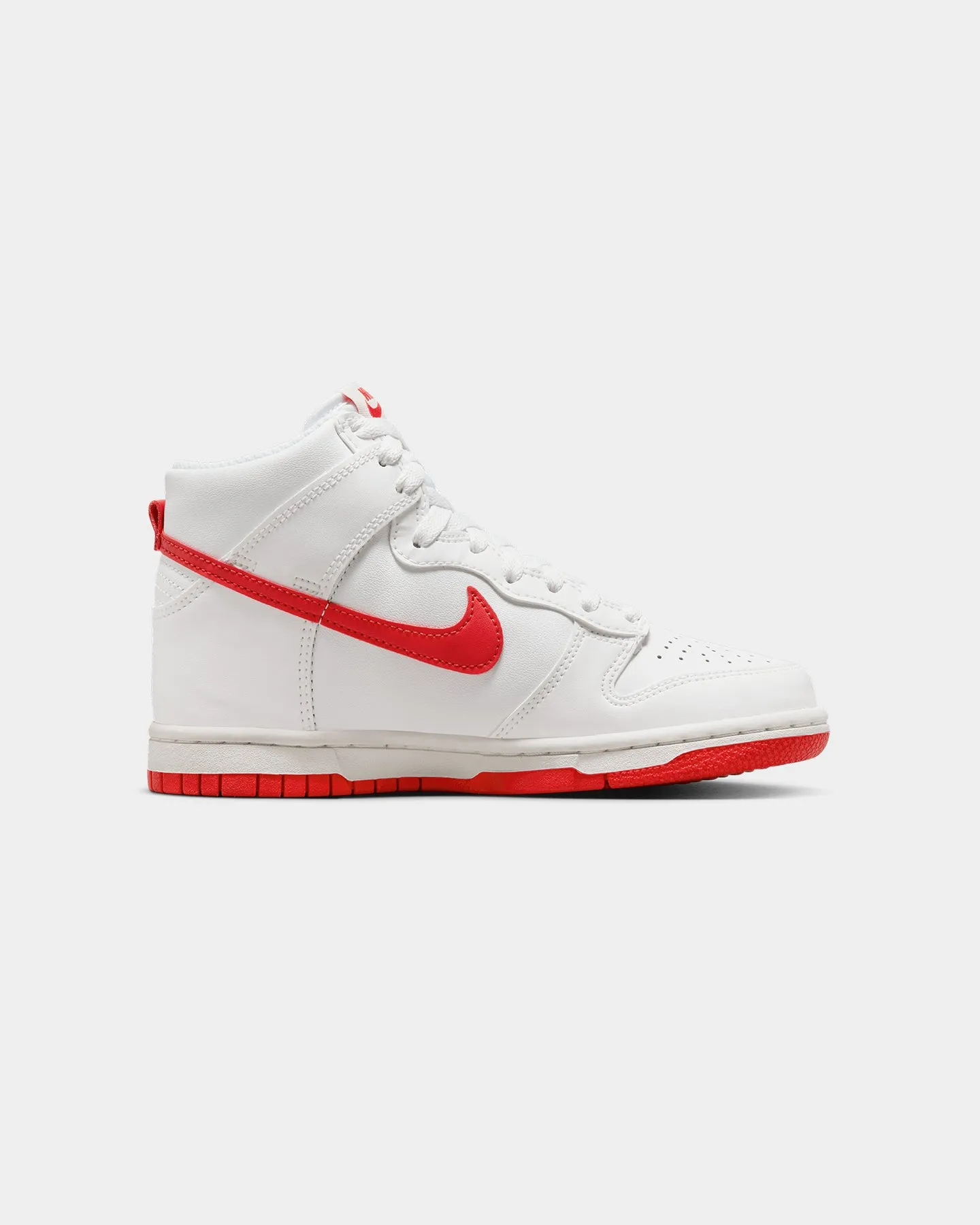 Nike Kids' Dunk High (GS) Summit White/Track Red