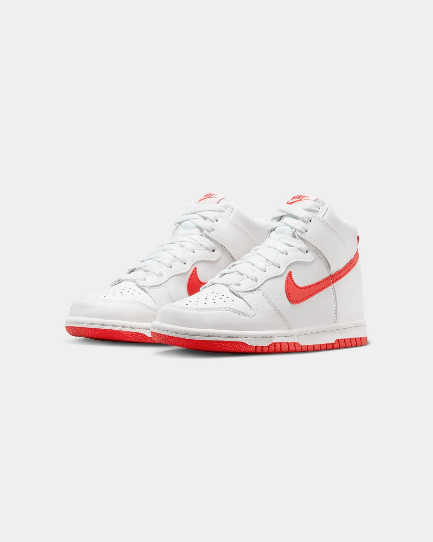 Nike Kids' Dunk High (GS) Summit White/Track Red