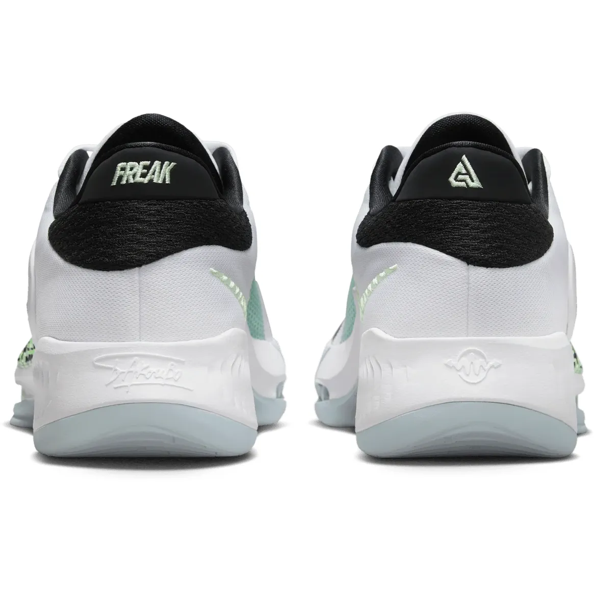 Nike Men's Zoom Freak 4 Shoes - White / Barely Volt / Black