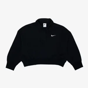 Nike Phnx Fleece Crop 3Q Polo Wmns