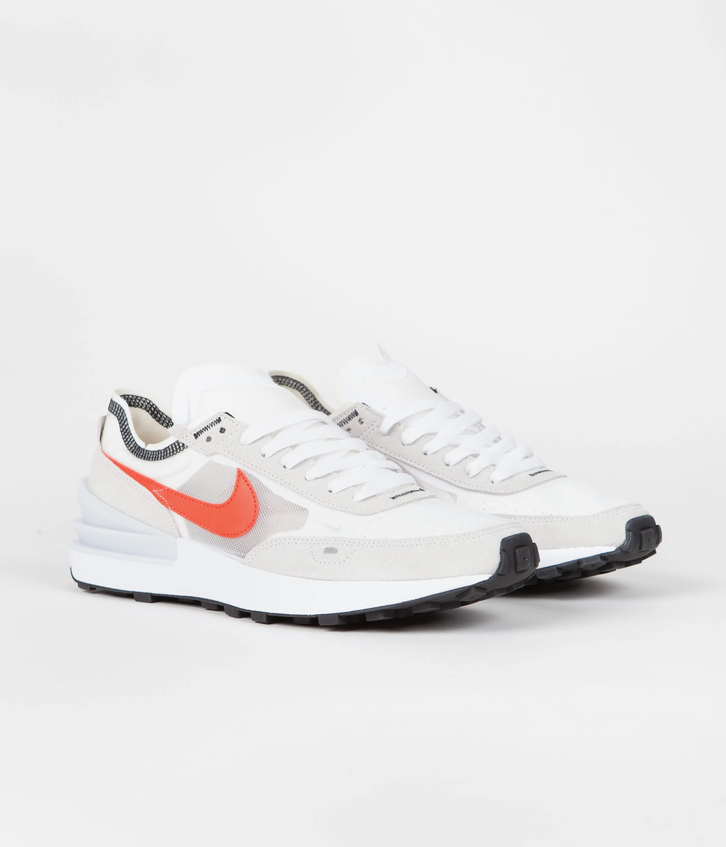 Nike Waffle One Shoes - White / Picante Red - Pure Platinum - White