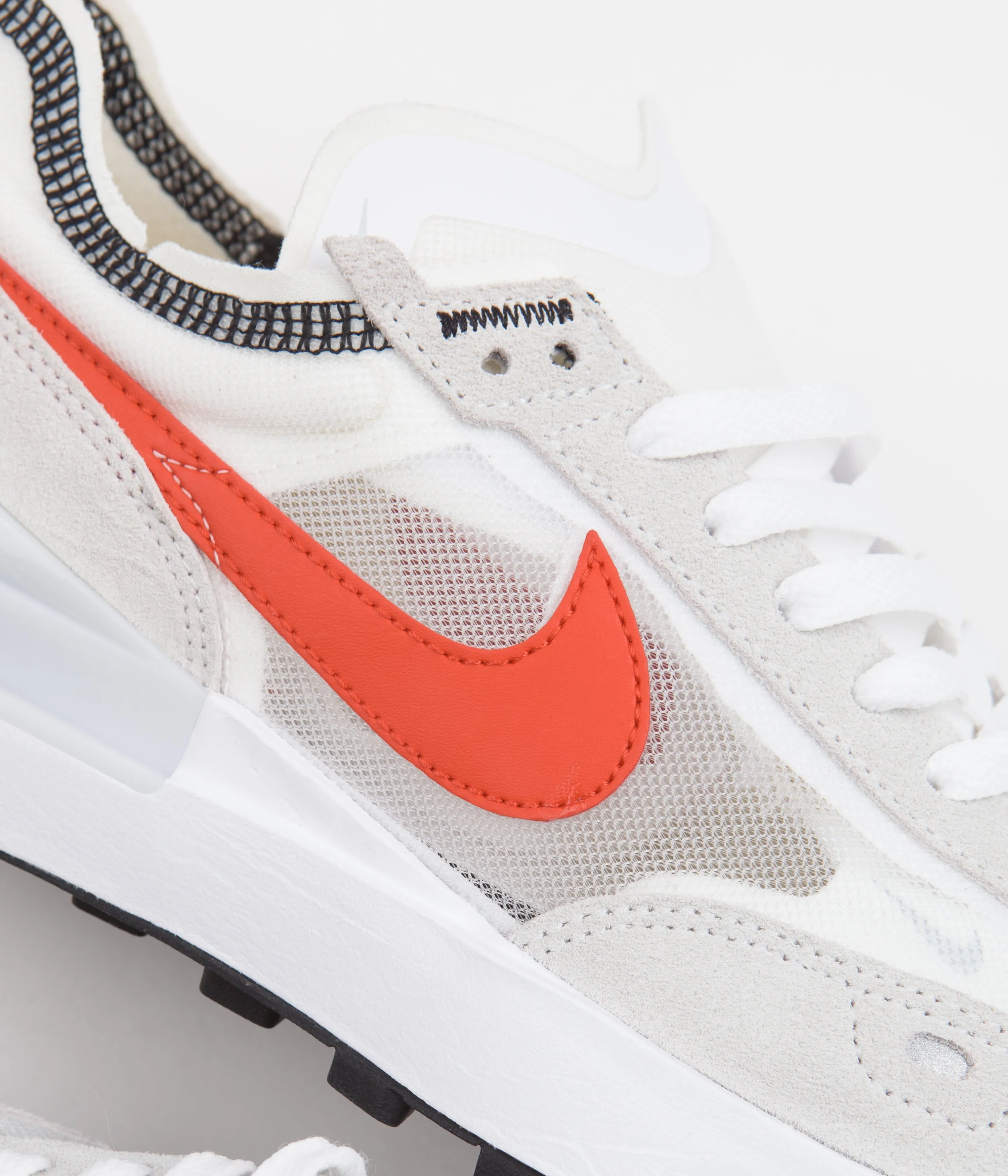 Nike Waffle One Shoes - White / Picante Red - Pure Platinum - White