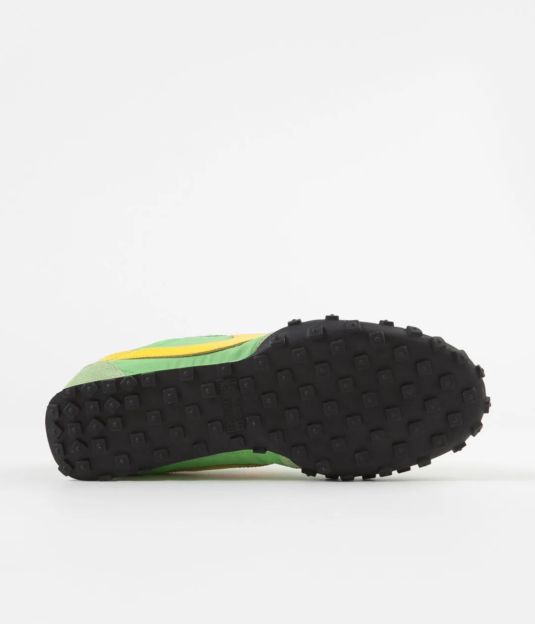 Nike Waffle Racer Shoes - Green Nebula / Amarillo - Eucalyptus Fog