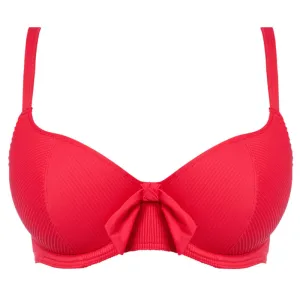 Nouveau Red Sweetheart Bikini Top - Freya Swim