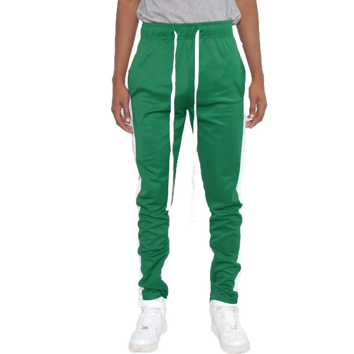 Olive Slim Fit Track Pants