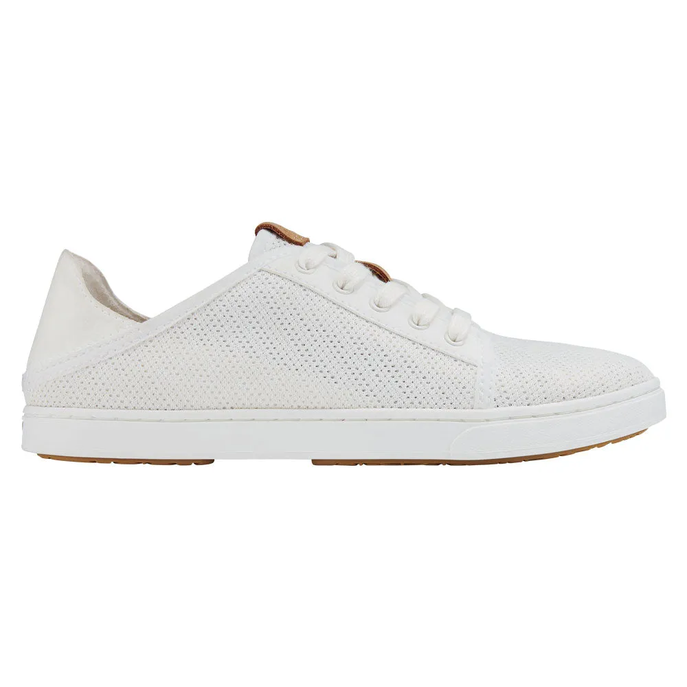 OluKai Pehuea Lī Mesh Lace-Up Sneaker White (Women's)