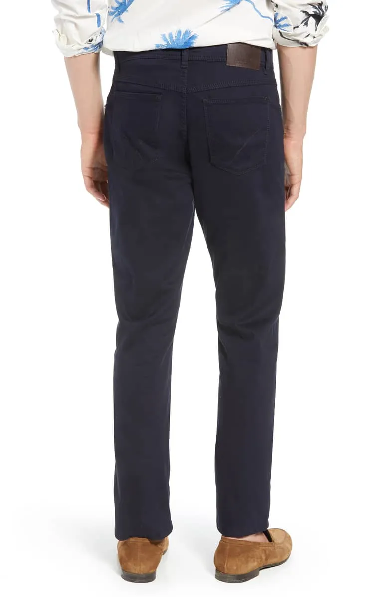 Perma Blue Cooper Fancy Marathon Stretch Cotton Trousers - Brax