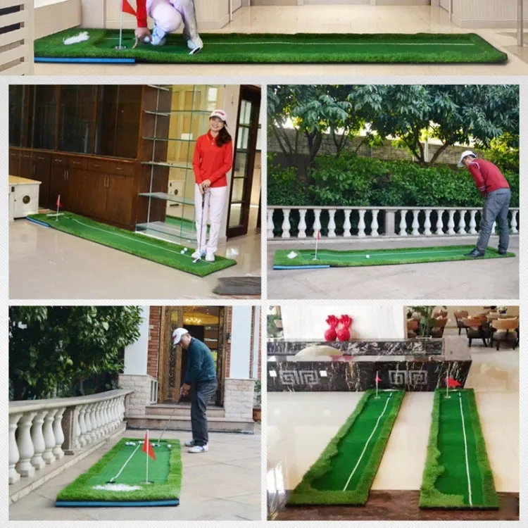 PGM Golf Four Colors Putting Mat Push Rod Trainer, Size: 50x300cm(Green)